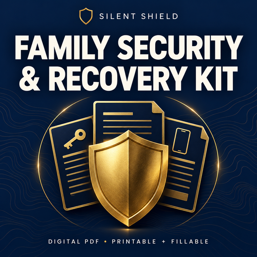 Silent Shield® Family Security & Recovery Kit
